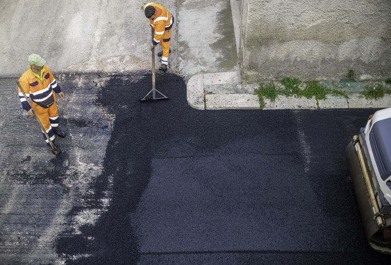 Local Commercial Asphalt Service pros at work